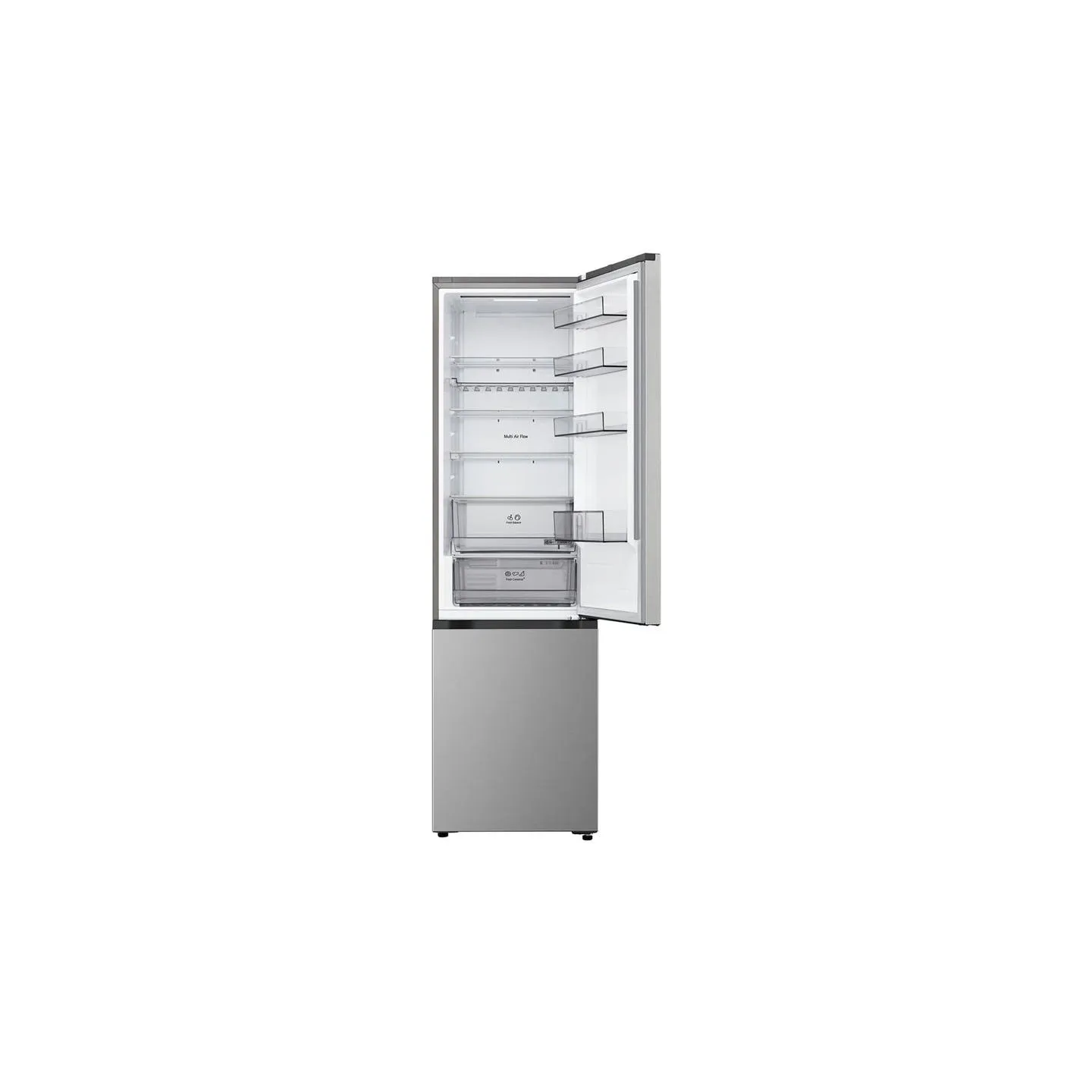 LG GBBS312CPY Refrigerator, C, Free-standing, Combi, Height 1.86 m, Net fridge 220 L, Net freezer 113 L,Stainless Steel | LG