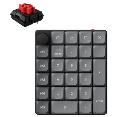Keychron K0 Max - Milk POM Red - Wireless Numpad Keyboard / K0M-H1