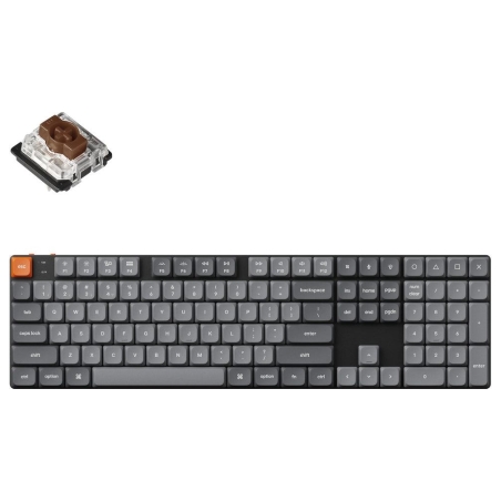 Keychron K5 Max RGB - US Layout - Hot-Swappable Low Profile Gateron Brown Wireless Keyboard / K5M-H3
