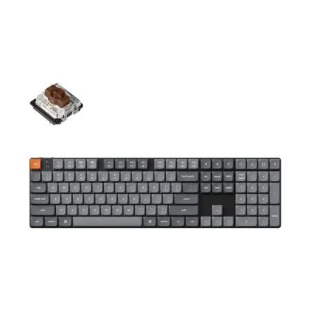 Keychron K5 Max RGB - US Layout - Hot-Swappable Low Profile Gateron Brown Wireless Keyboard / K5M-H3