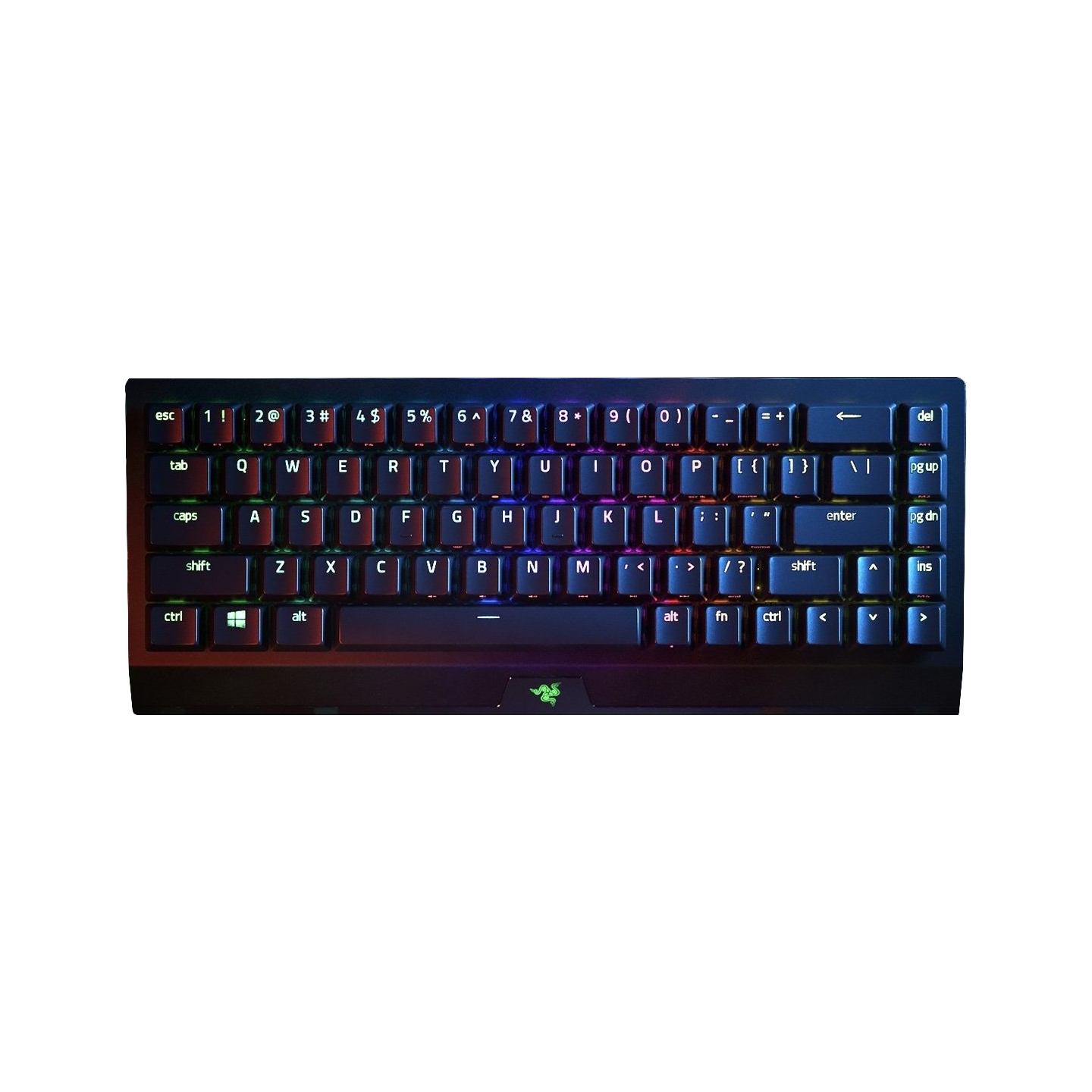 Razer  Razer BlackWidow V3 Mini HyperSpeed Gaming keyboard USB+RF Wireless+Bluetooth Yellow Switch, Black / RZ03-03890100-R3M1