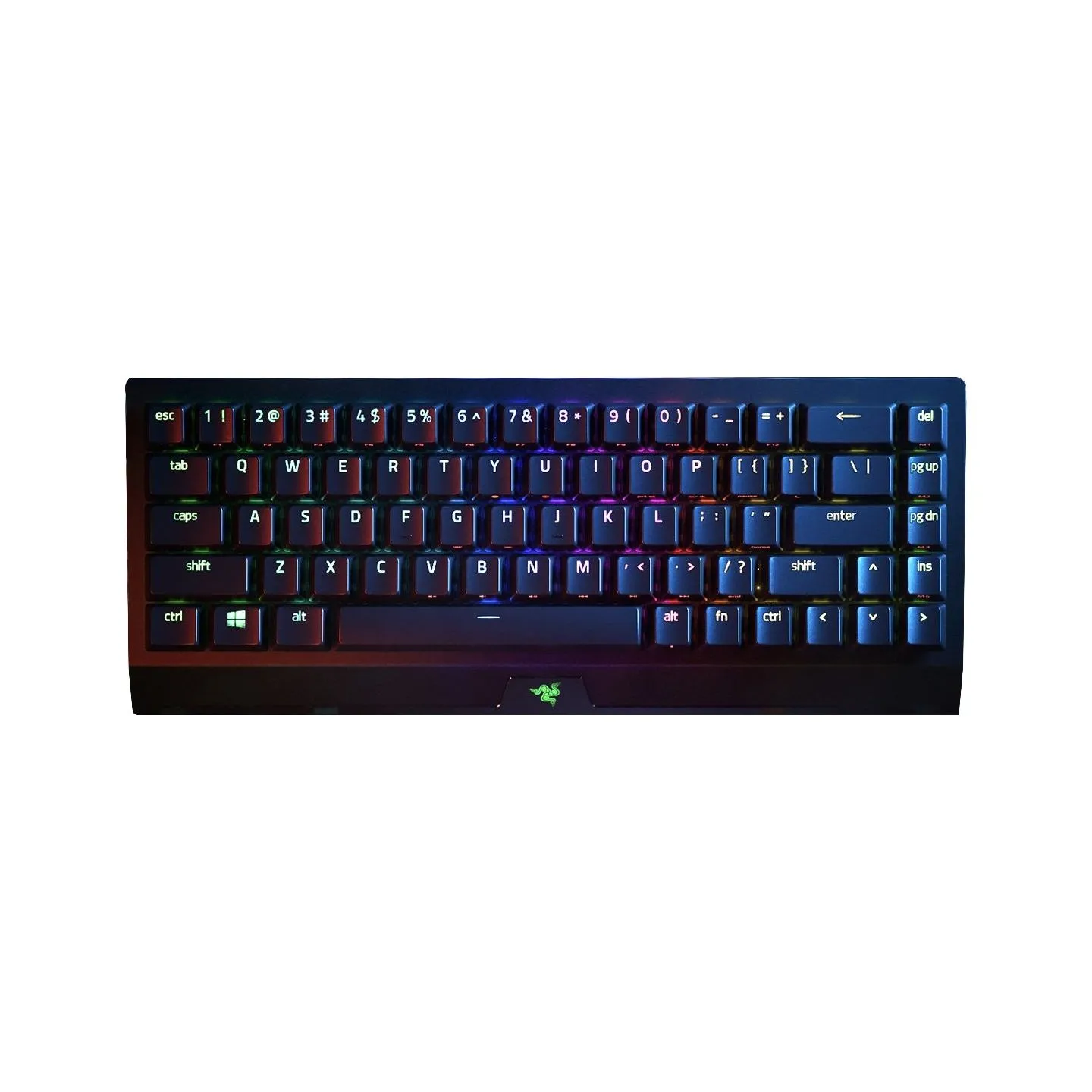 Razer  Razer BlackWidow V3 Mini HyperSpeed Gaming keyboard USB+RF Wireless+Bluetooth Yellow Switch, Black / RZ03-03890100-R3M1