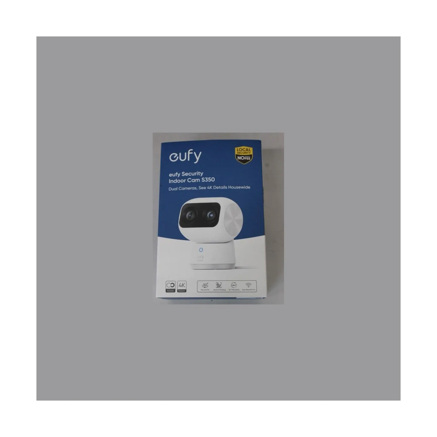 Anker Eufy Security Indoor Cam S350, White | Anker Eufy Security Indoor Camera | S350 | 24 month(s) | Tabletop | Wide-Angle Lens