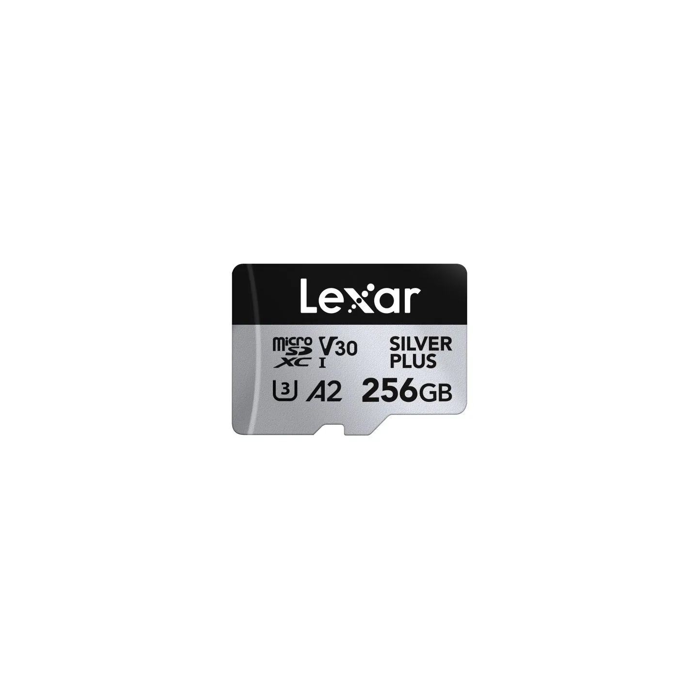 Lexar Memory card microSD 256GB C10 A2 U3 V30 205/150MB/s Silver Plus