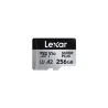 Lexar Memory card microSD 256GB C10 A2 U3 V30 205/150MB/s Silver Plus