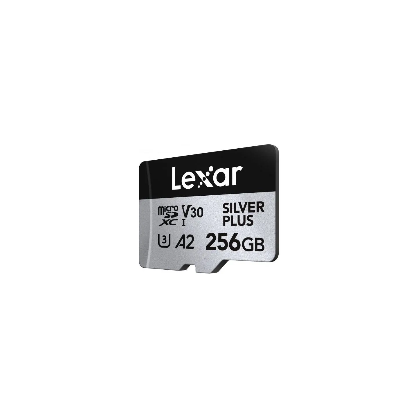 Lexar Memory card microSD 256GB C10 A2 U3 V30 205/150MB/s Silver Plus