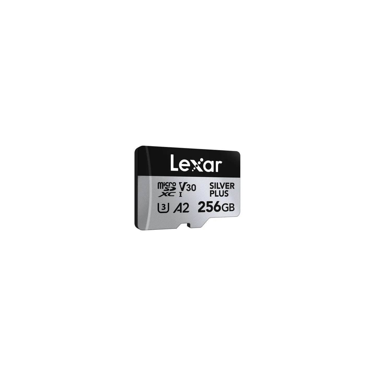 Lexar Memory card microSD 256GB C10 A2 U3 V30 205/150MB/s Silver Plus