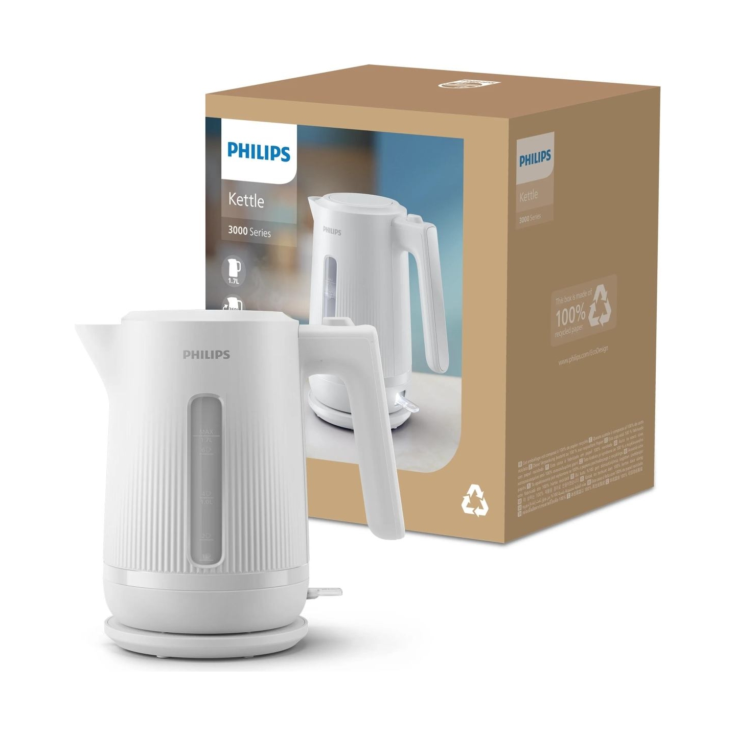 Philips 3000 series kettle HD9411/00, 1.7L / HD9411/00