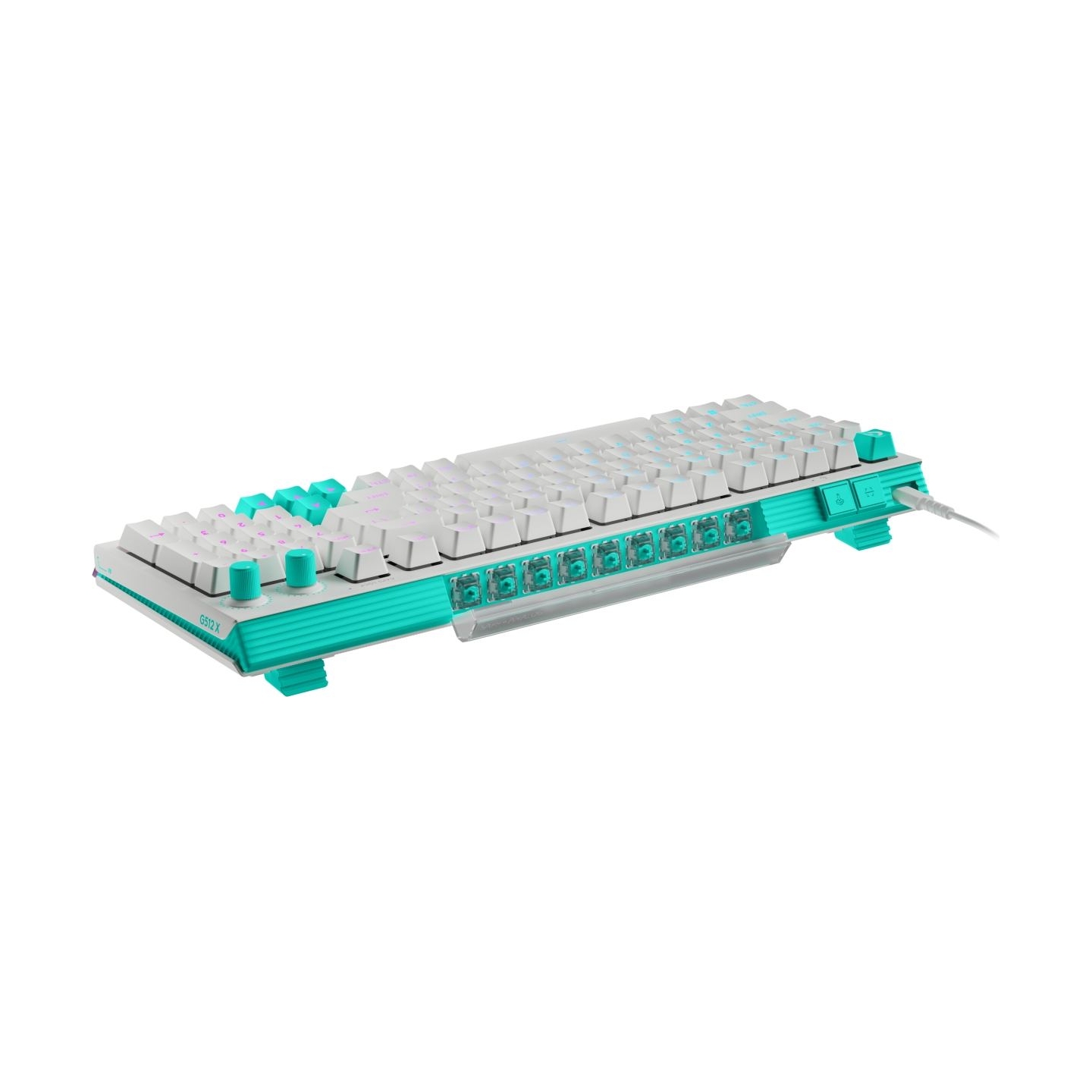Logitech G512 X 98 Wired Gaming Keyboard - WHITE - US INT'L - USB - EMEA28i - 935 - TACTILE