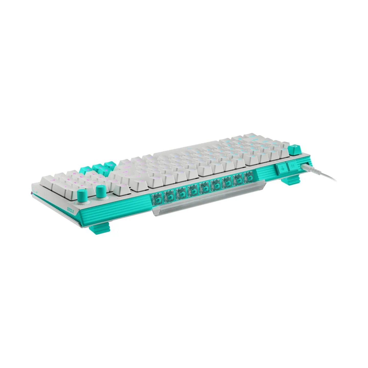 Logitech G512 X 98 Wired Gaming Keyboard - WHITE - US INT'L - USB - EMEA28i - 935 - TACTILE