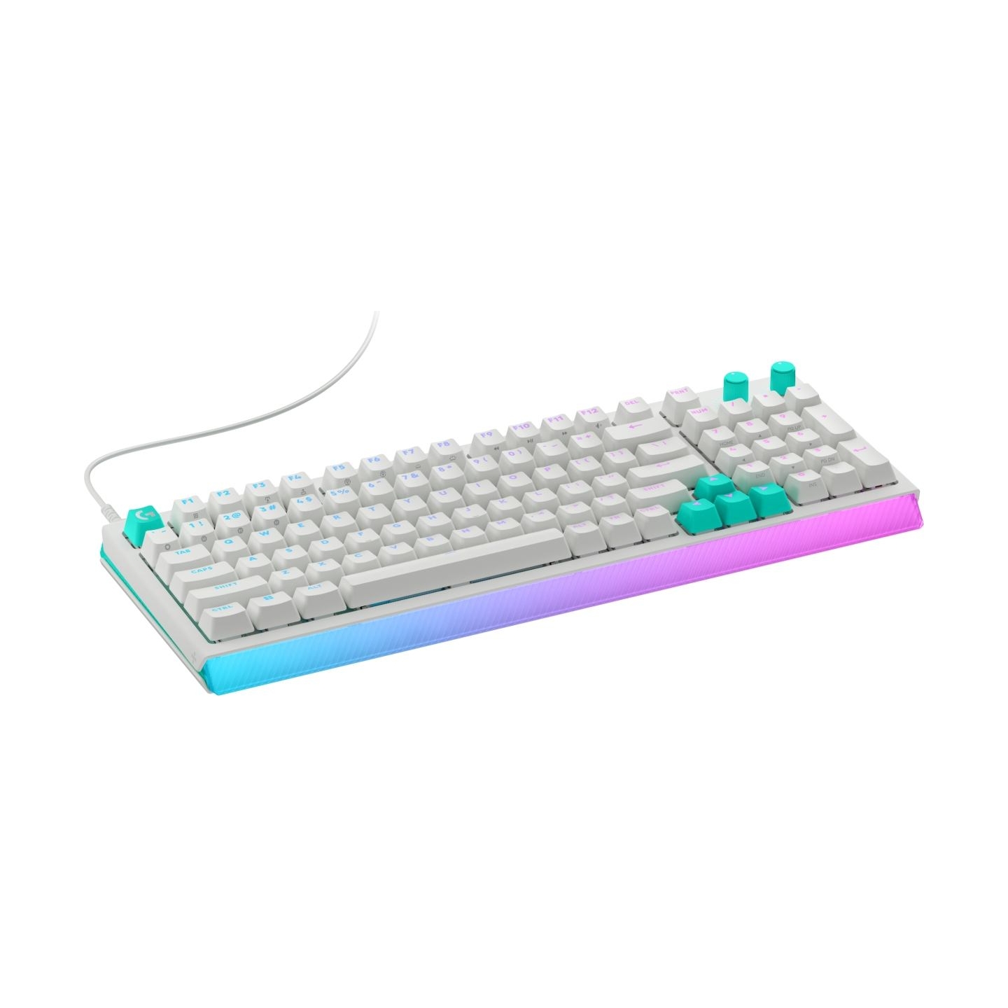 Logitech G512 X 98 Wired Gaming Keyboard - WHITE - US INT'L - USB - EMEA28i - 935 - TACTILE