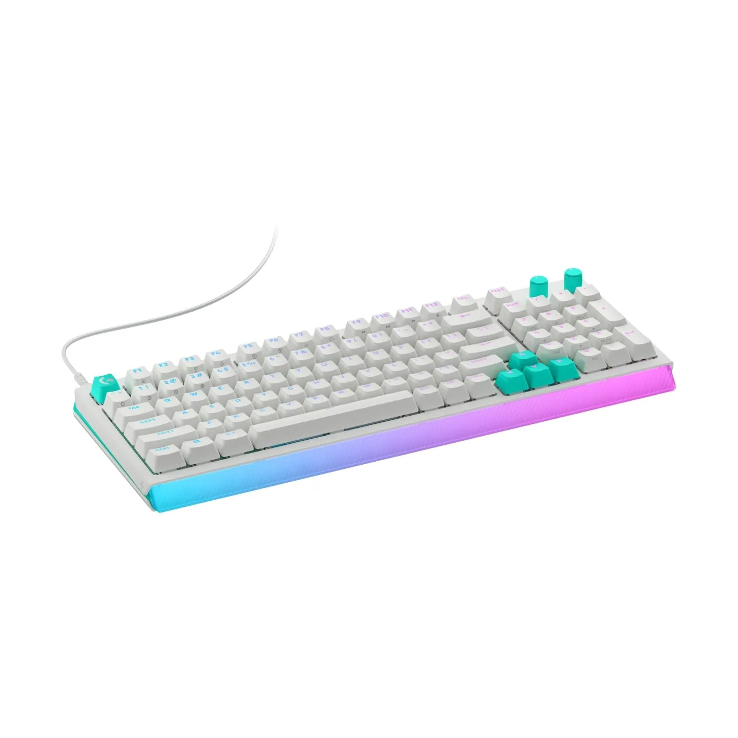 Logitech G512 X 98 Wired Gaming Keyboard - WHITE - US INT'L - USB - EMEA28i - 935 - TACTILE