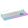 Logitech G512 X 98 Wired Gaming Keyboard - WHITE - US INT'L - USB - EMEA28i - 935 - TACTILE