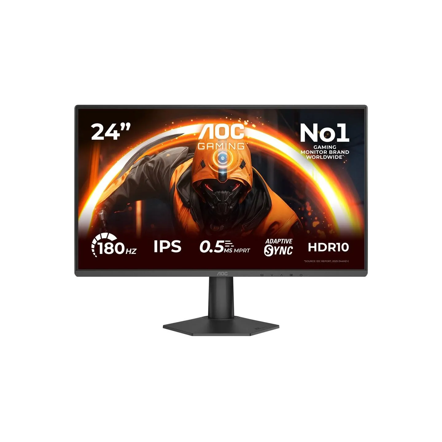 AOC 24G50F | 24 " | IPS | FHD | 16:9 | 180 Hz | 4 ms | 1920 x 1080 pixels | 300 cd/m² | HDMI ports quantity 1 | Black