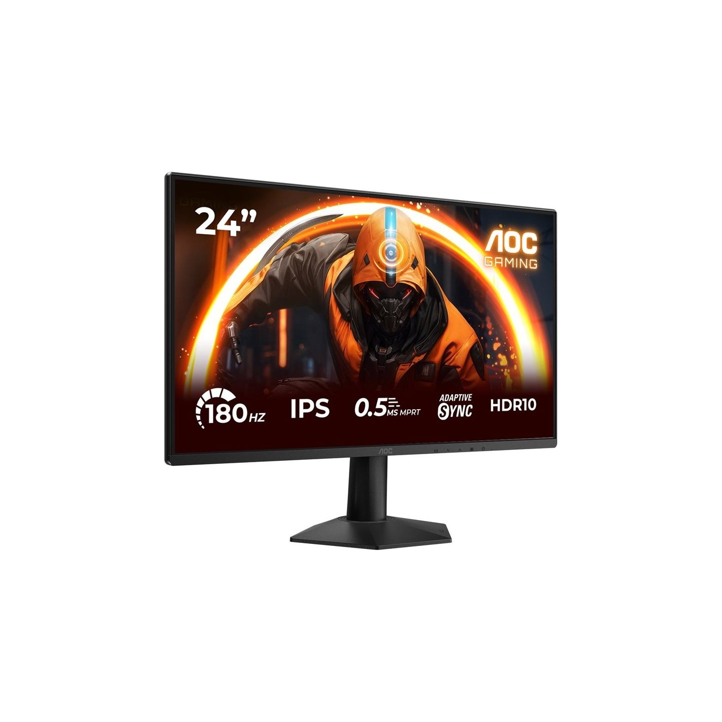 AOC 24G50F | 24 " | IPS | FHD | 16:9 | 180 Hz | 4 ms | 1920 x 1080 pixels | 300 cd/m² | HDMI ports quantity 1 | Black