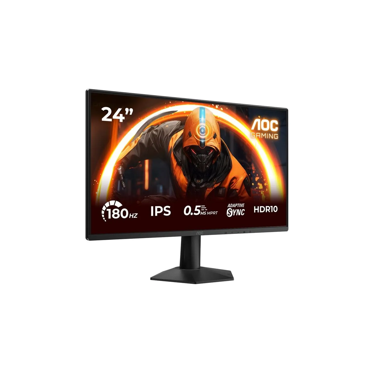 AOC 24G50F | 24 " | IPS | FHD | 16:9 | 180 Hz | 4 ms | 1920 x 1080 pixels | 300 cd/m² | HDMI ports quantity 1 | Black