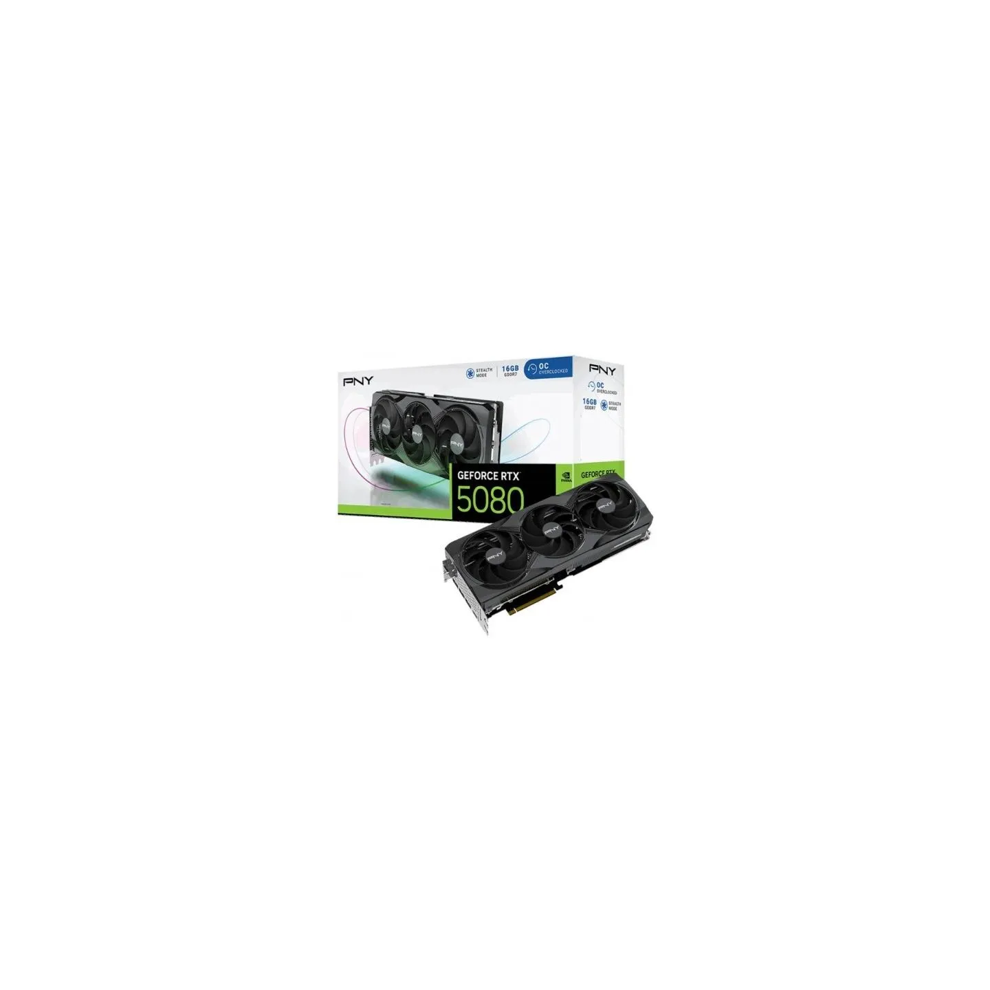 PNY Graphics card GeForce RTX5080 OC 3F 16GB 256-bit 960GB/s