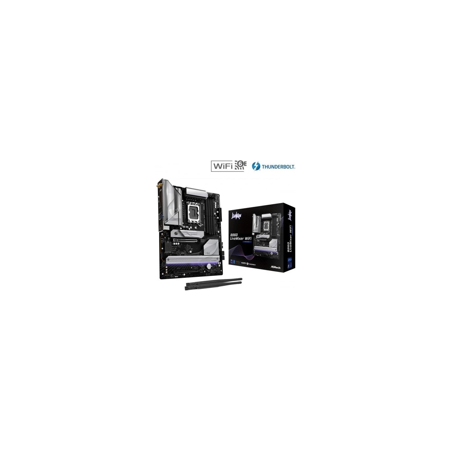 Asrock Motherboard B860 LIVEMIXER WIFI s18 51 4DDR5 ATX