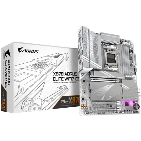Gigabyte Mainboard|GIGABYTE|AMD X870|Socket AM5|ATX|RAM DDR5-SDRAM|4xSlots|On-board graphics card Yes|Wi-Fi Yes|Bluetooth Yes|4x