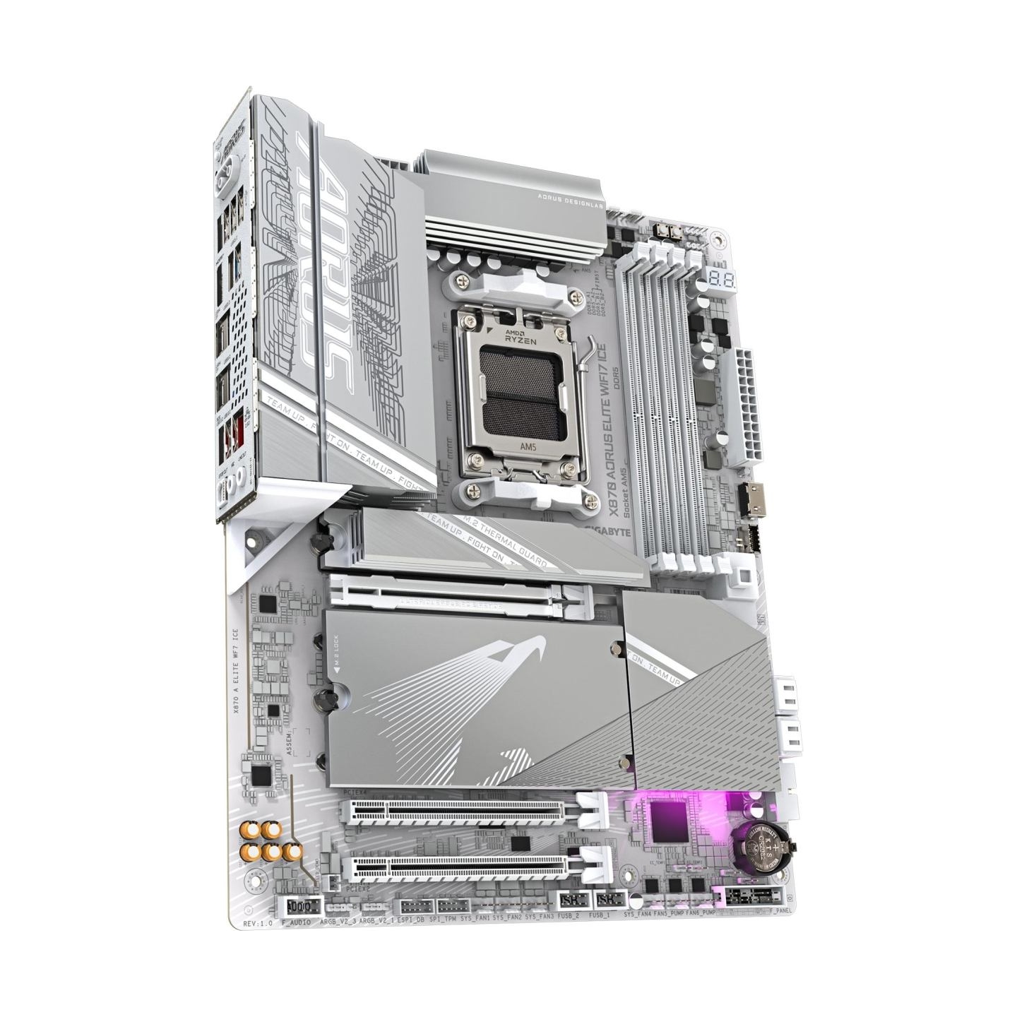 Gigabyte Mainboard|GIGABYTE|AMD X870|Socket AM5|ATX|RAM DDR5-SDRAM|4xSlots|On-board graphics card Yes|Wi-Fi Yes|Bluetooth Yes|4x