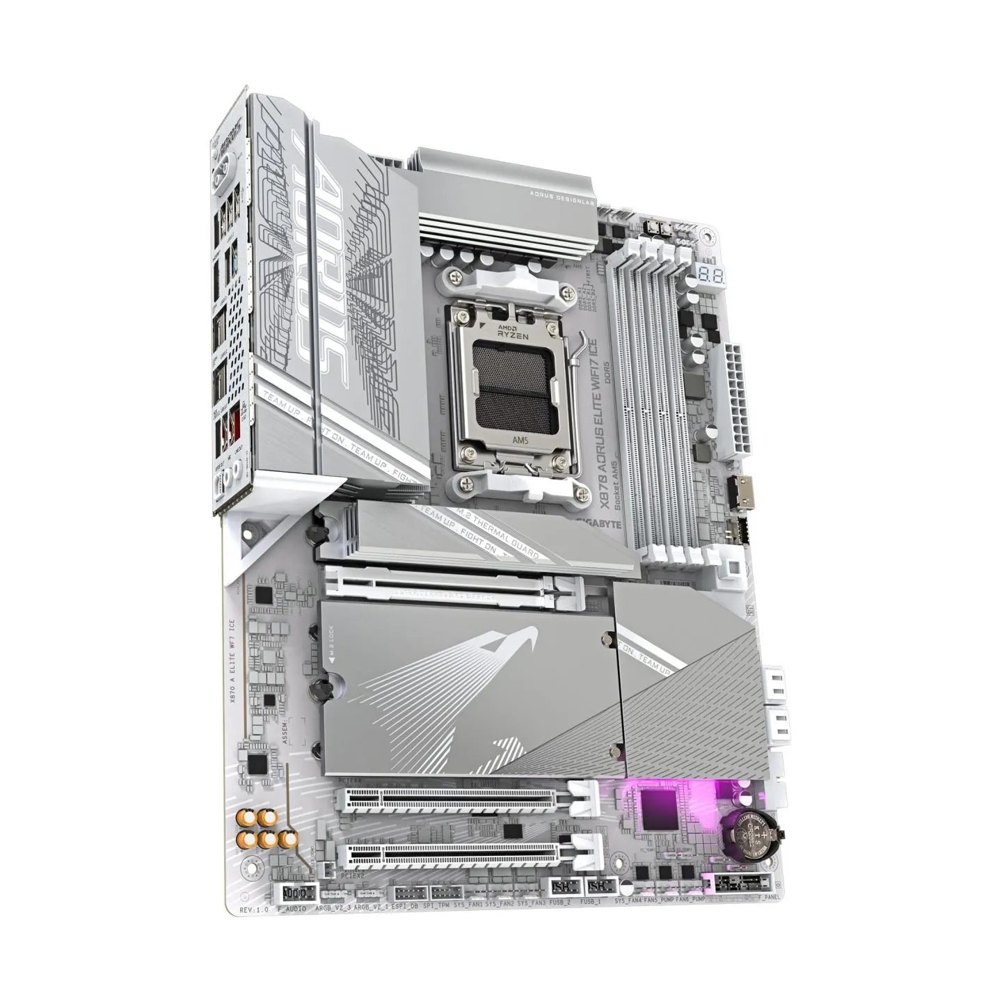 Gigabyte Mainboard|GIGABYTE|AMD X870|Socket AM5|ATX|RAM DDR5-SDRAM|4xSlots|On-board graphics card Yes|Wi-Fi Yes|Bluetooth Yes|4x