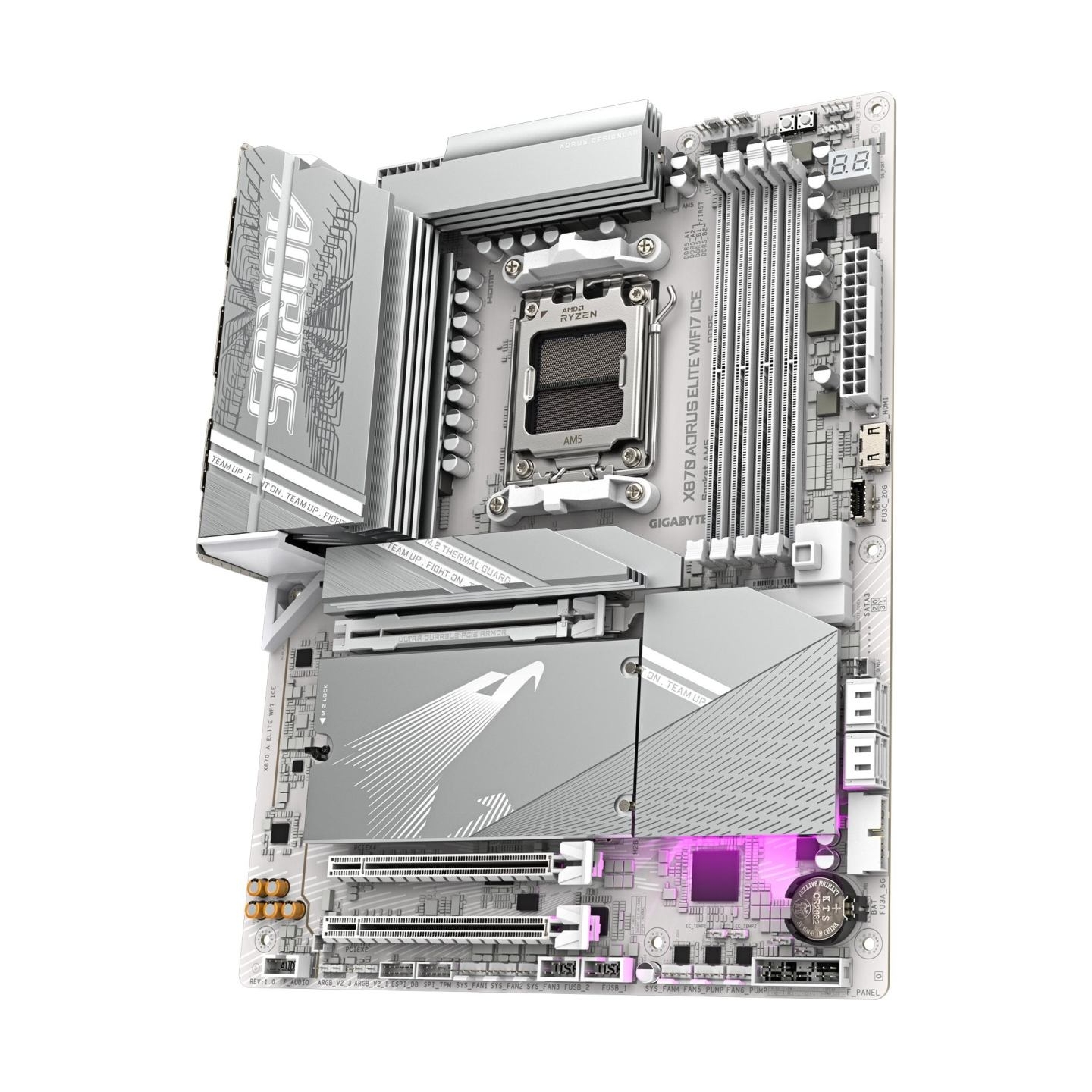 Gigabyte Mainboard|GIGABYTE|AMD X870|Socket AM5|ATX|RAM DDR5-SDRAM|4xSlots|On-board graphics card Yes|Wi-Fi Yes|Bluetooth Yes|4x