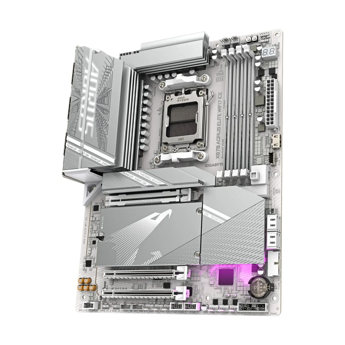 Gigabyte Mainboard|GIGABYTE|AMD X870|Socket AM5|ATX|RAM DDR5-SDRAM|4xSlots|On-board graphics card Yes|Wi-Fi Yes|Bluetooth Yes|4x