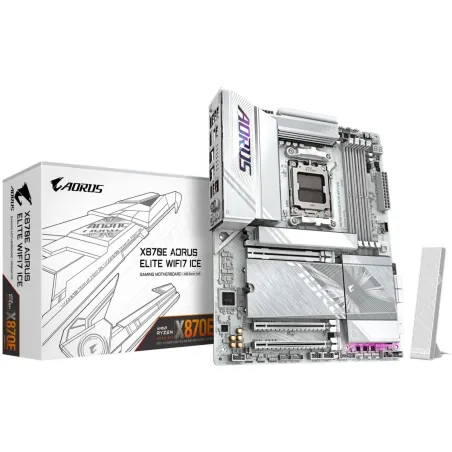 Gigabyte Mainboard|GIGABYTE|AMD X870E|Socket AM5|ATX|RAM DDR5-SDRAM|4xSlots|Wi-Fi Yes|Bluetooth Yes|4xNumber of M.2 (M) slots|X8