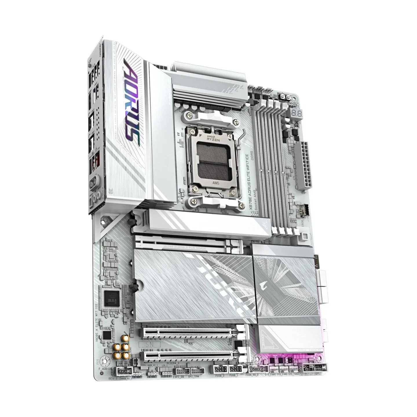 Gigabyte Mainboard|GIGABYTE|AMD X870E|Socket AM5|ATX|RAM DDR5-SDRAM|4xSlots|Wi-Fi Yes|Bluetooth Yes|4xNumber of M.2 (M) slots|X8