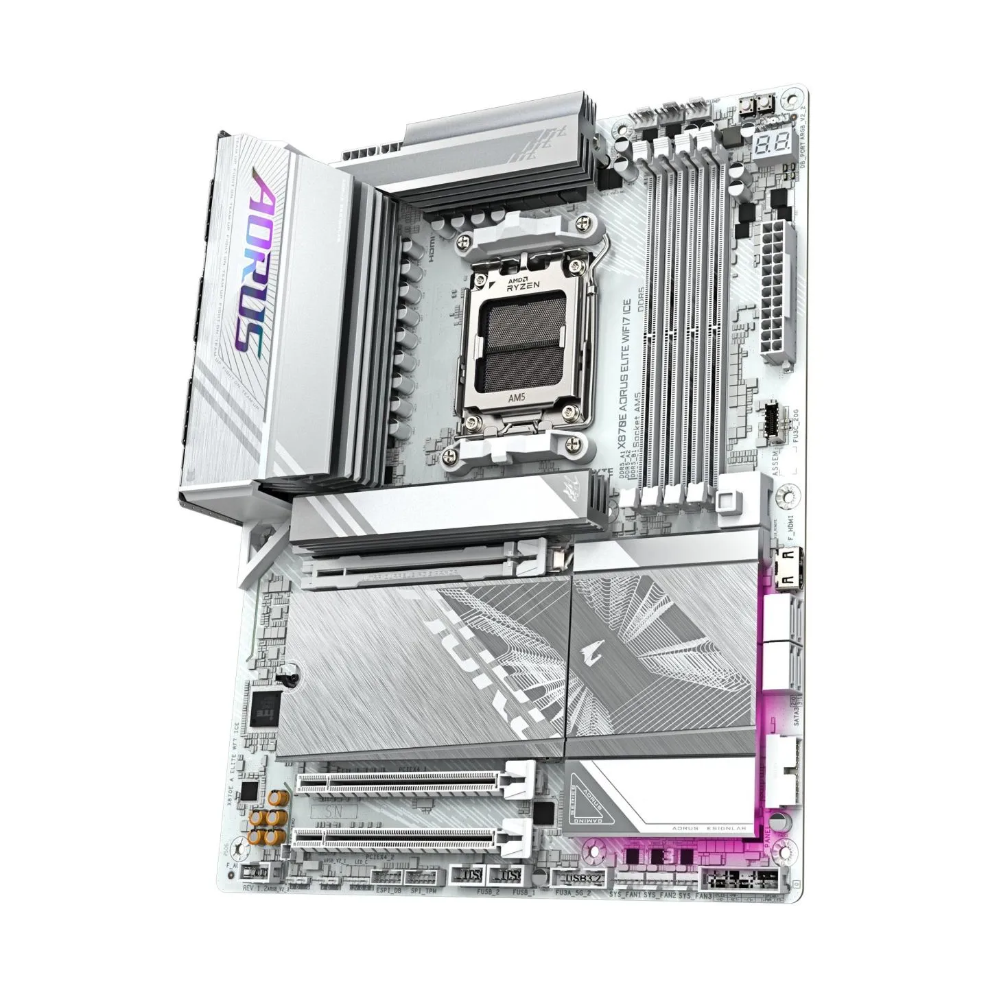 Gigabyte Mainboard|GIGABYTE|AMD X870E|Socket AM5|ATX|RAM DDR5-SDRAM|4xSlots|Wi-Fi Yes|Bluetooth Yes|4xNumber of M.2 (M) slots|X8
