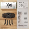 Onkron TV SET ACC WALL MOUNT /37-70"/BLACK M5-B ONKRON