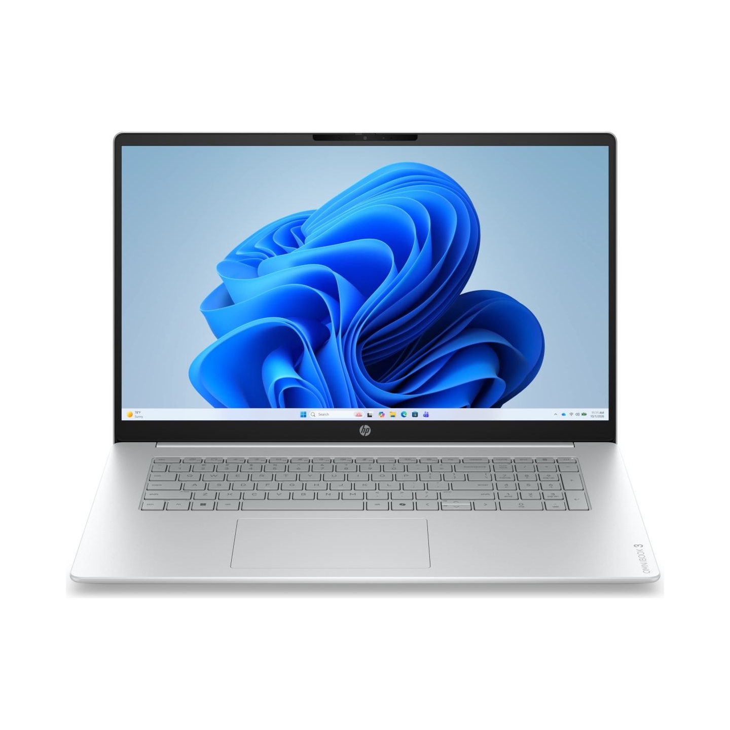 HP OmniBook 3 17-dp0007nnx - Ryzen 5 130, 24GB DDR5 1DM 4800, 512GB P, 17.3 FHD (1920x1080) Antiglare IPS 300 nits, Glacier Silv