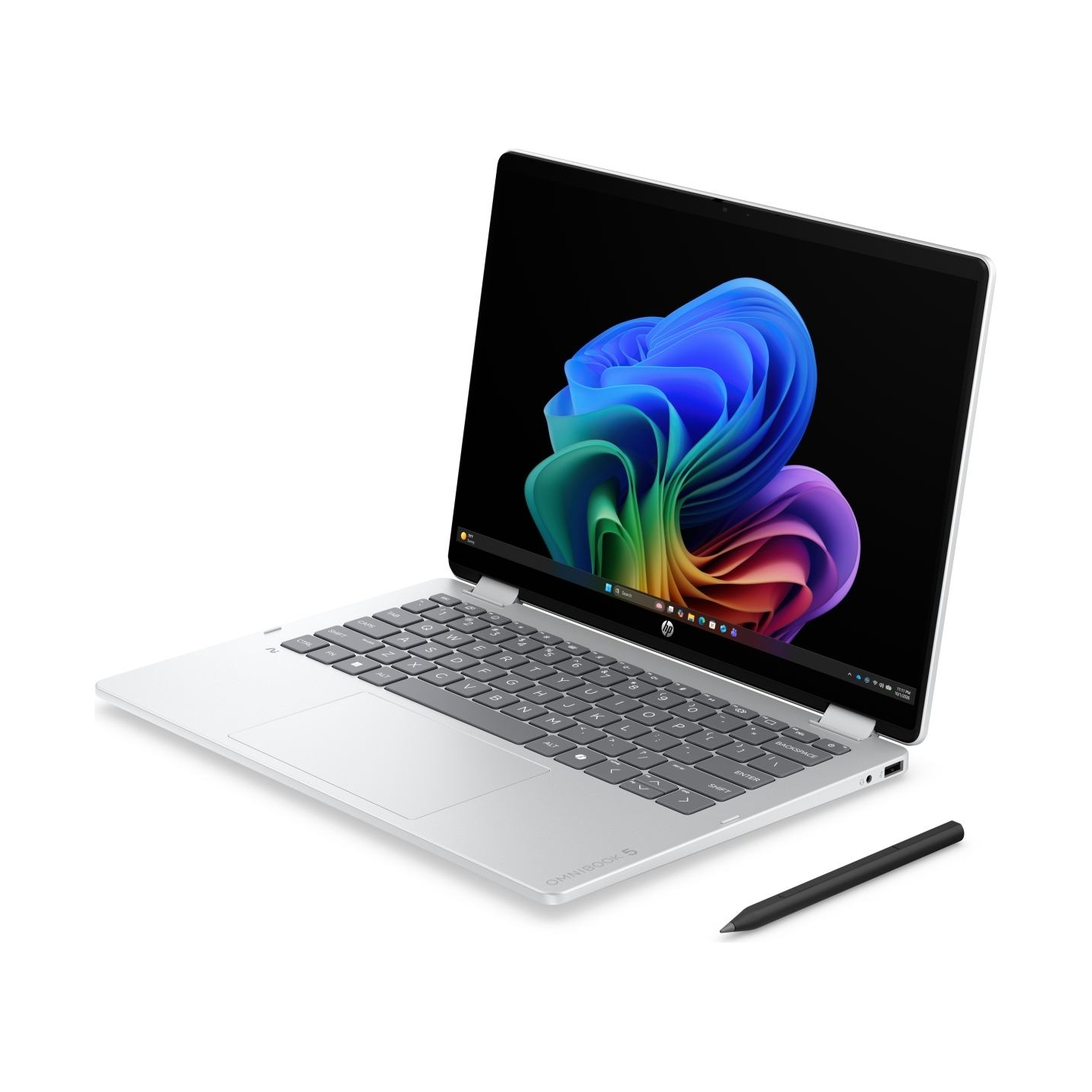 HP OmniBook 5 Flip NG AI 14-km0001nnx - Ultra 7 355, 32GB LPDDR5X 7467 on-board, 512GB , Touch/14.0 2K (1920x1200) OLED, Glacier