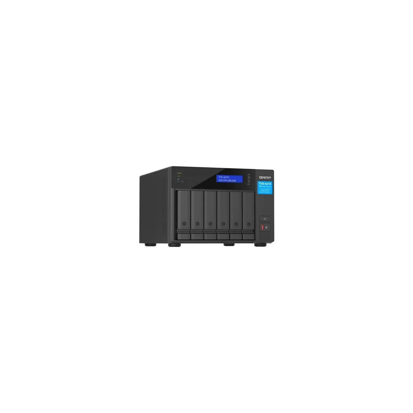 Qnap NAS TVS-h674-i5-32G 6x0HDD Intel i5-12400 32GB SODIMM DDR4