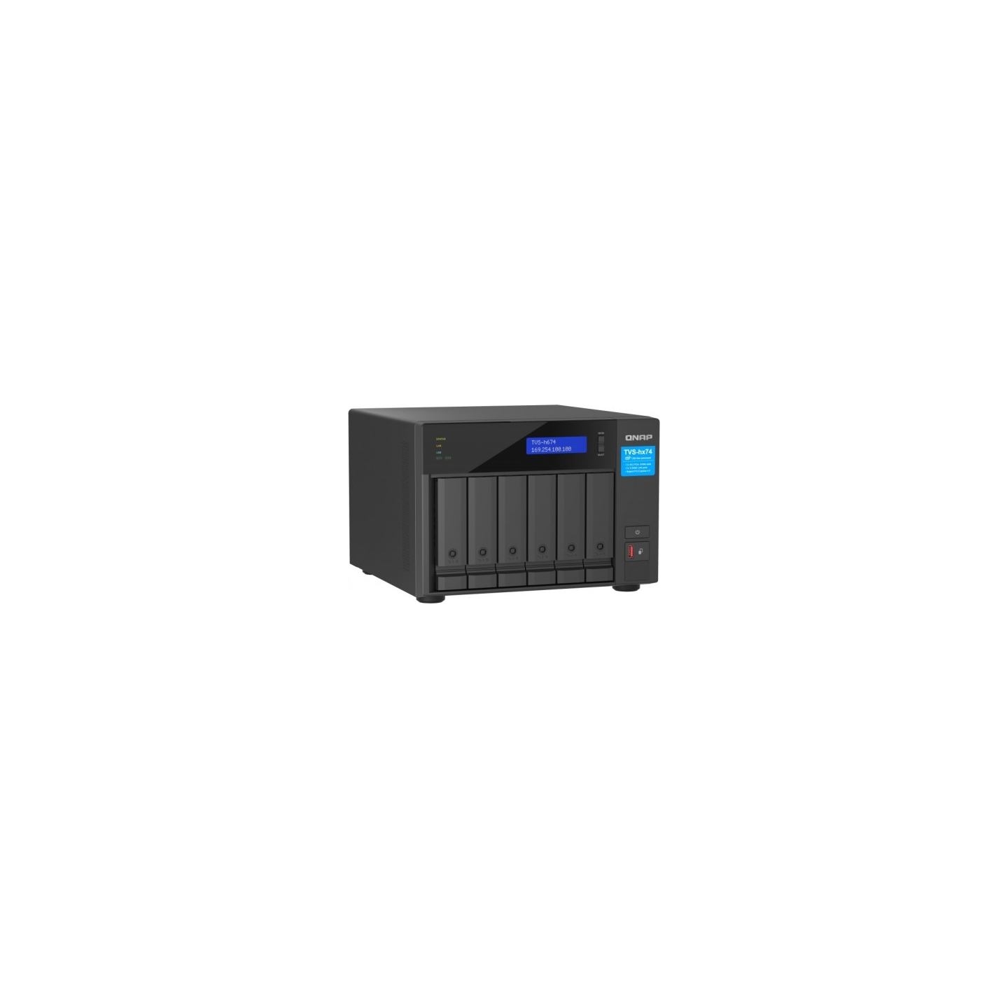 Qnap NAS TVS-h674-i5-32G 6x0HDD Intel i5-12400 32GB SODIMM DDR4
