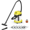 Karcher Vacuum Cleaner|KARCHER|Wet and dry vacuum cleaner WD 3 S V-17/4/20 + 4 FB|1000 Watts|Suction power 230W|Capacity 17 l|No