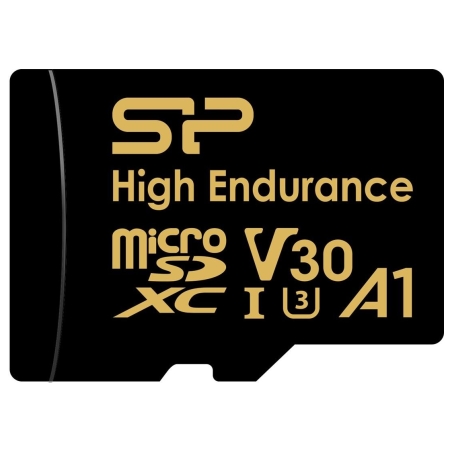 Silicon Power Flash memory card | Golden Series | 128 GB | Flash memory class A1, V30, UHS-I U3 | microSDXC