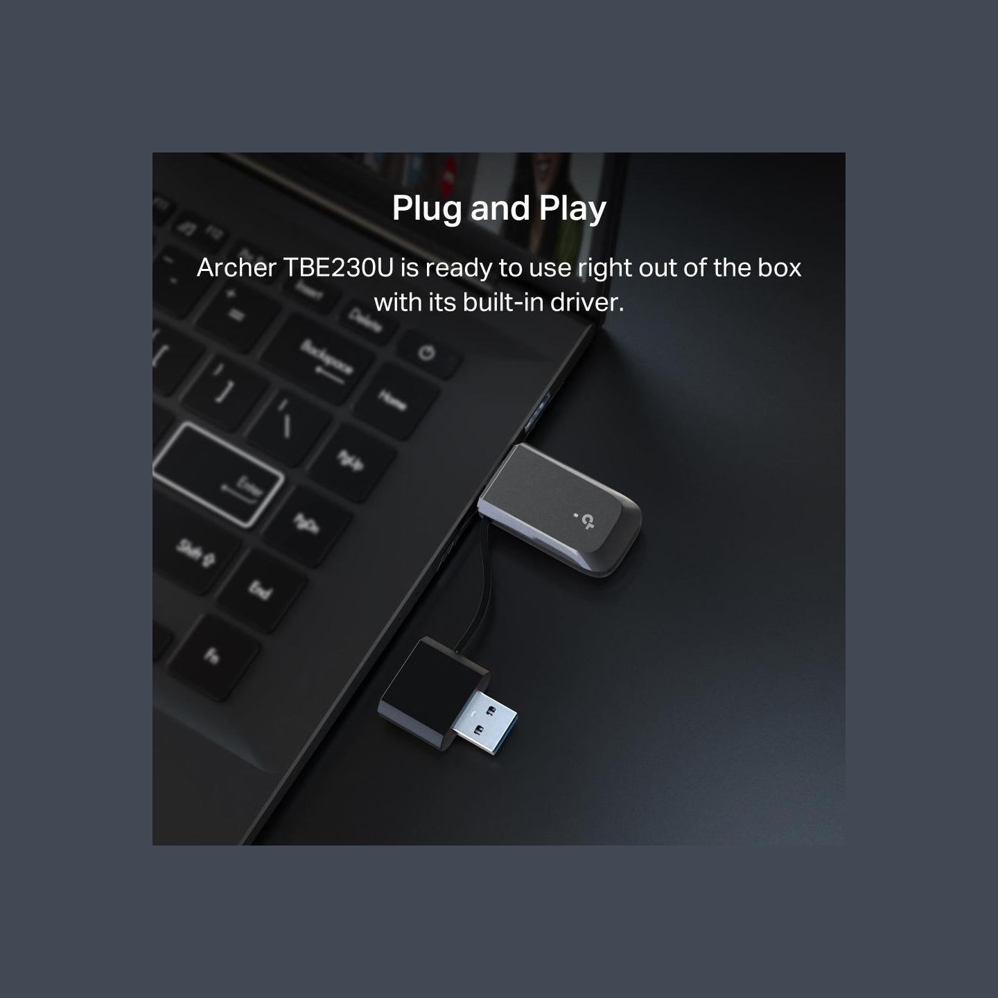 Tp-Link BE3600 Dual Band Wi-Fi 7 Mini Wireless USB Adapter | Archer TBE230U | 2.4 GHz, 5 GHz | 802.11ax | MU-MiMO No | no PoE | 