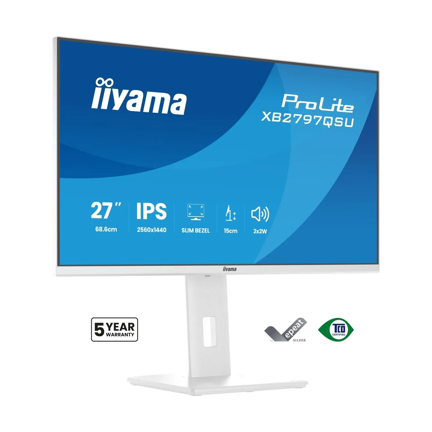 Iiyama XB2797QSU-W1 27inch WHITE IPS
