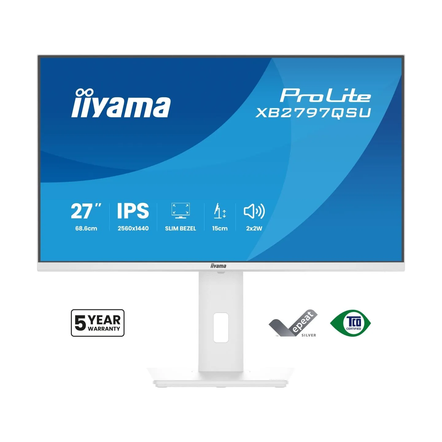 Iiyama XB2797QSU-W1 27inch WHITE IPS