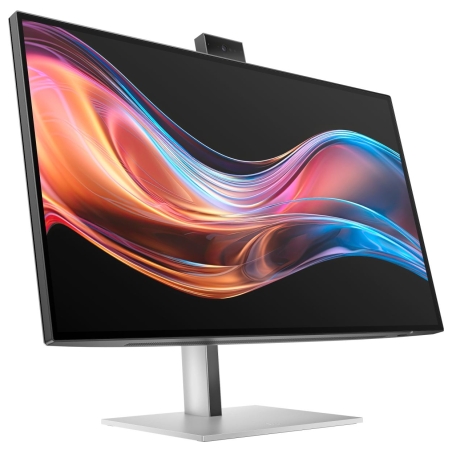 HP 727pm Series 7 Pro 4K Conferencing Monitor - 27" 3840x2160 UHD 400-nit 60Hz AG, IPS Black HDR 400, USB-C(100W/15W)/HDMI/Displ