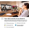 HP 727pm Series 7 Pro 4K Conferencing Monitor - 27" 3840x2160 UHD 400-nit 60Hz AG, IPS Black HDR 400, USB-C(100W/15W)/HDMI/Displ