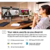 HP 727pm Series 7 Pro 4K Conferencing Monitor - 27" 3840x2160 UHD 400-nit 60Hz AG, IPS Black HDR 400, USB-C(100W/15W)/HDMI/Displ