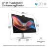 HP 727pm Series 7 Pro 4K Conferencing Monitor - 27" 3840x2160 UHD 400-nit 60Hz AG, IPS Black HDR 400, USB-C(100W/15W)/HDMI/Displ
