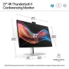 HP 727pm Series 7 Pro 4K Conferencing Monitor - 27" 3840x2160 UHD 400-nit 60Hz AG, IPS Black HDR 400, USB-C(100W/15W)/HDMI/Displ