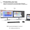 HP 727pq Series 7 Pro QHD Monitor - 27" 2560x1440 QHD 400-nit 120Hz AG, IPS Black HDR 400, USB-C(15W)/HDMI/DisplayPort Daisy-Cha