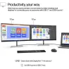 HP 727pq Series 7 Pro QHD Monitor - 27" 2560x1440 QHD 400-nit 120Hz AG, IPS Black HDR 400, USB-C(15W)/HDMI/DisplayPort Daisy-Cha