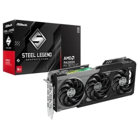 Asrock Graphics card Radeon RX 9070 XT STEEL LEGEND DARK 16GB GDDR6 256bit 3DP/HDMI