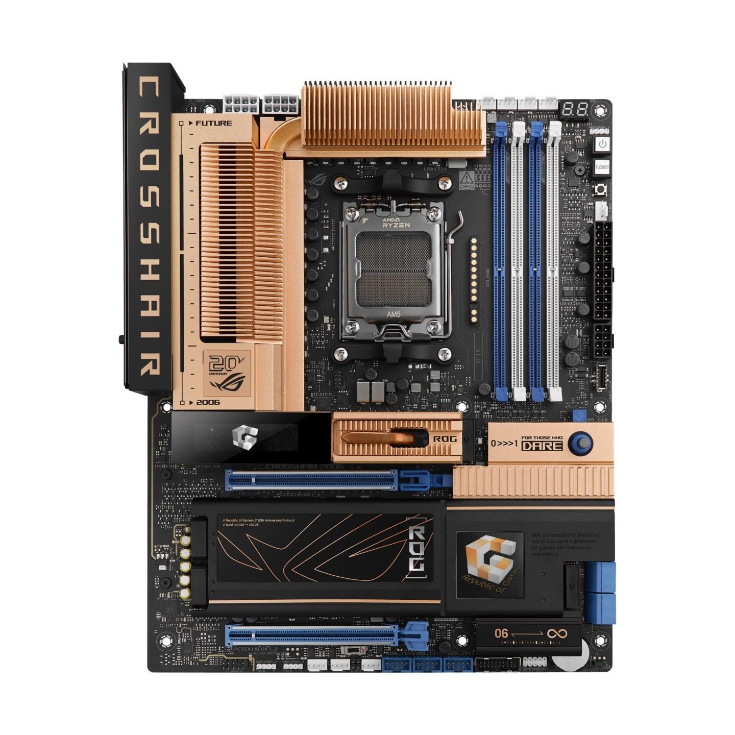 Asus Mainboard|ASUS|AMD X870E|Socket AM5|ATX|RAM DDR5-SDRAM|4xSlots|Wi-Fi Yes|Bluetooth Yes|5xNumber of M.2 (M) slots|ROGCROSSHA
