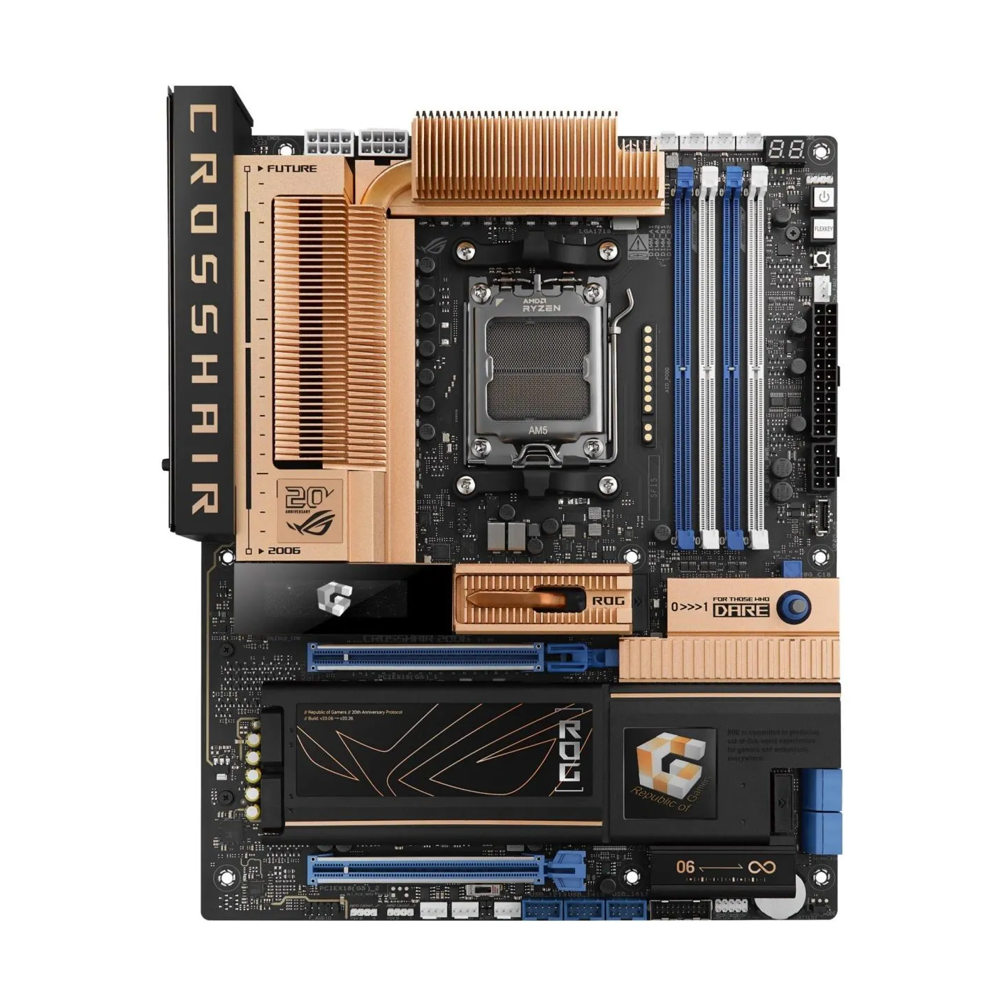 Asus Mainboard|ASUS|AMD X870E|Socket AM5|ATX|RAM DDR5-SDRAM|4xSlots|Wi-Fi Yes|Bluetooth Yes|5xNumber of M.2 (M) slots|ROGCROSSHA